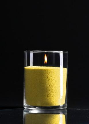Насыпная свеча желтая 21 см