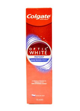 Зубная паста отбеливающая Colgate Optic White Instant 75мл (Ни...