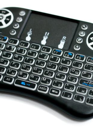 Бездротова міні-клавіатура з підсвічуванням і тачпадом MWK08/i...