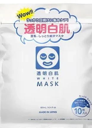 Топовые японские тканевые маски Ishizawa Lab Toumei Shirohada ...