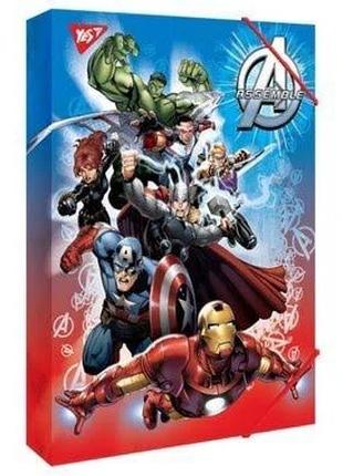 Папка для праці "Yes" 491905 картонна А4 "Marvel.Avengers"