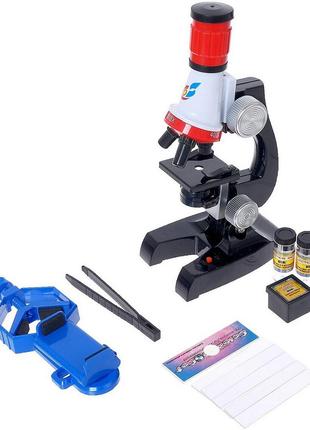 Микроскоп Игрушечный с Держателем для Телефона 1200x