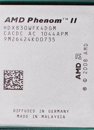 Процессор AMD Phenom II X4 830 2.80GHz/6M/4GT/s (HDX830WFK4DGM...