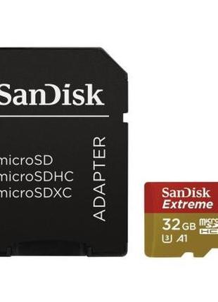 Карта памяти SanDisk 32GB microSDHC V30 A1 UHS-I U3 4K Extreme...