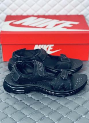 Nike benassi сандалии мужские черные на липучках найк босоножк...