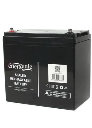 Акумуляторна батарея EnerGenie 12V 55Aг (BAT-12V55AH) (код 76594)