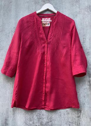 Льняная рубашка туника блуза bonita
