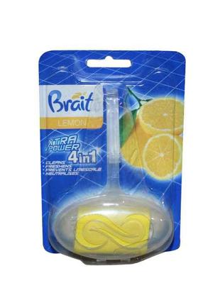 Підвісний блок для унітазу Лимон 40г (1шт) ТМ Brait