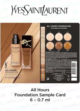 Тональный крем yves saint laurent 6 shades ysl all hours found...