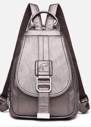 Женский рюкзак-сумка из кенгуру, женская минибана рюкзак на пл...