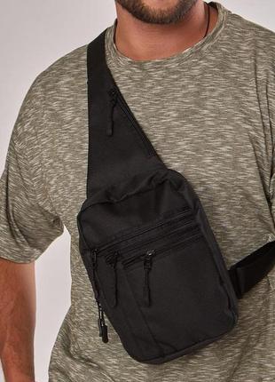 Качественная тактическая сумка с кобурой, мужская сумка черная...