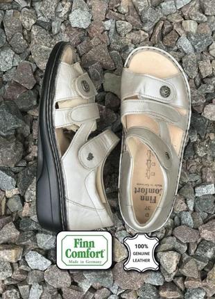 Шкіряні ортопедичні сандалі босоніжки finn comfort(німеччина) ...