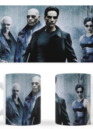 Чашка белая керамическая Матрица (The Matrix) ABC