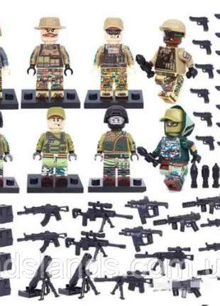 Фігурки чоловічки військові російські бойовики найманці до лего