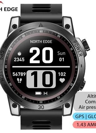 Мужские тактические часы North Edge CrossFit 3 GPS с компасом