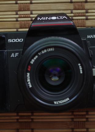 Фотоапарат MINOLTA 5000 maxxum + minolta AF 28 мм 2.8