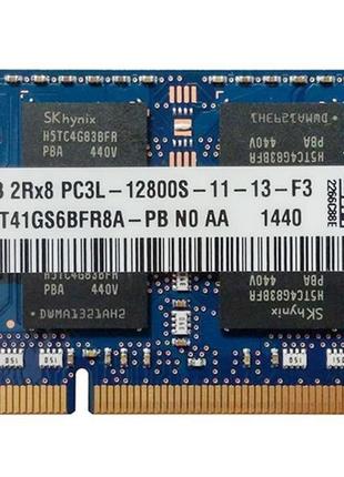 Оперативна пам'ять SO-DIMM Hynix 8GB 1600MHz DDR3L (HMT41GS6BF...