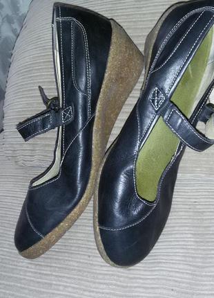 Красивые, качественные кожаные туфли green comfort 41 размер (...