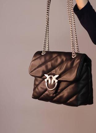Женская классическая черная сумка