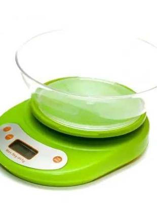 Кухонні електронні ваги з чашею KE-1 до 5 кг