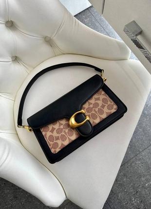 Сумка coach tabby shoulder bag 26 with signature