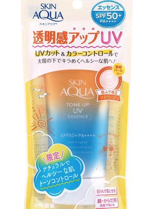 Солнцезащитный крем с функцией коррекции кожи Rohto Skin AQUA ...