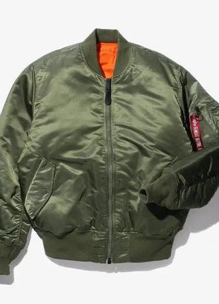 Куртка MA-1 Alpha Industries (оливковая)