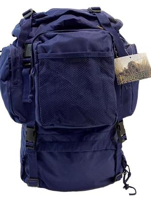 Рюкзак синій туристичний (приблизно на 35-50 літрів)