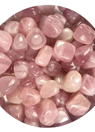 Розовый кварц, натуральный камень