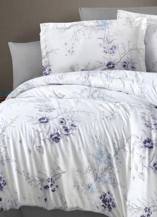 First Choice Leena lilac постельное белье сатин евро 200х220