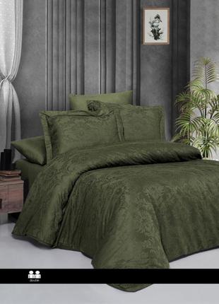 First choice Regina Dark Green постельное белье сатин-жаккард ...