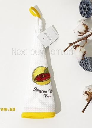 Maison Dor Fruit grapefruit рушник вафельний з аплікацією