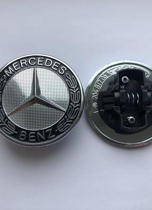 Значок емблема на капот Мерседес Mercedes A2048170616,
W203,W2...
