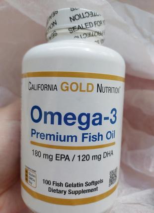 Omega california gold nutrition omega-3 рыбный жир омега омега 3
