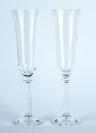 Бокалы для шампанского без декора (арт. WG-402)