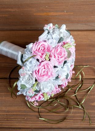 Букет-дублёр для невесты в розовых тонах (арт. BD-003)