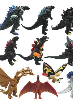 Набір фігурок Годзілла і монстри 10в1, 6 см - Godzilla & monsters