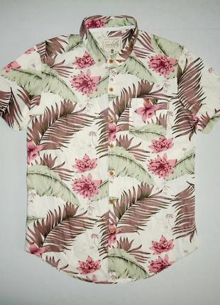Рубашка гавайская soul star cotton гавайка (s)