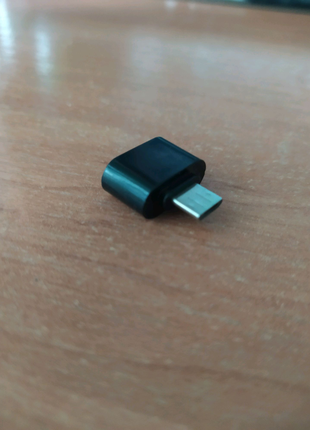 Перехідник/адаптер OTG Micro-USB чорний