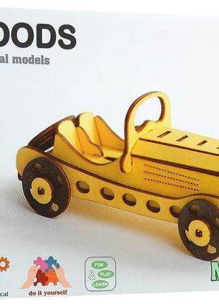 3D пазл "Ретро-авто", 29 деталей - EkoGOODS