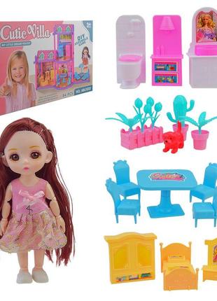 Игровой набор "Домик" с куклой, 23 х 38 х 8 см - Shantou