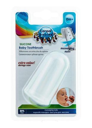 Щетка для зубов на палец массажная - Canpol Babies