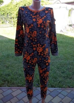 ( 11 - 12 лет ) флисовый комбинезон пижама кигуруми слип кігурумі