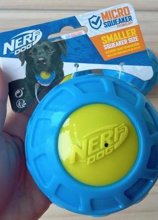 Игрушка для собак мяч NERF. Игрушка для собак Nerf Dog micro s...