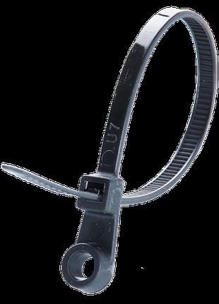 Стяжка кабельна з кiльцем чорна (пач. 100 шт.) APRO 5х200