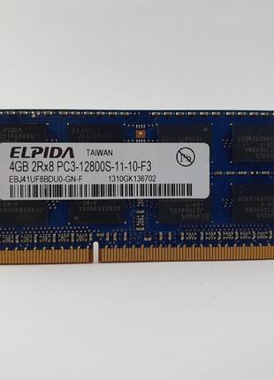 Оперативная память для ноутбука SODIMM Elpida DDR3 4Gb 1600MHz...