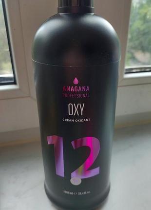 Крем-окислитель для волос "oxy" с экстрактом лайма 12% anagana...