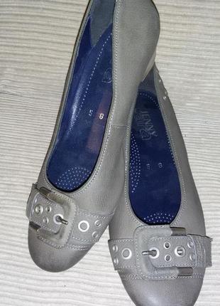 Качественные туфли из нубука jenny by ara размер 38 (24,5 см)
