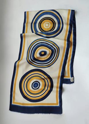 Шелковый винтажный шарф платок naturelle, Франция