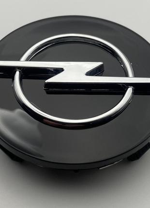 Колпачок на диски Opel Astra Omega Vectra Zafira 64мм 60мм чер...
